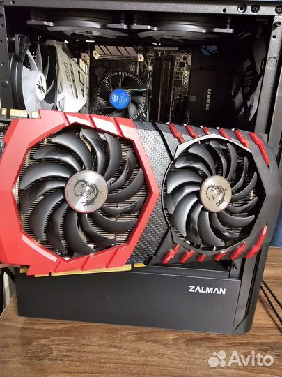 Видеокарта MSI gtx 1070 ti 8gb 256Bit в отличном