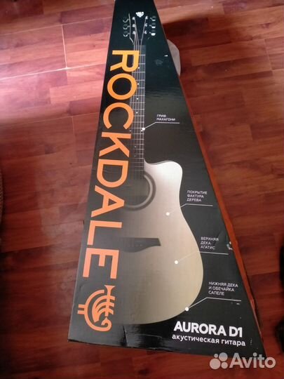 Акустическая гитара rockdale Aurora D1 BK