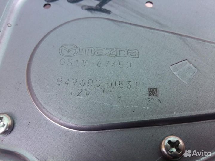 Моторчик стеклоочистителя задний Mazda Mazda 6 GH