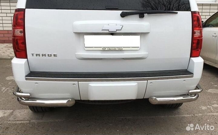 Chevrolet Tahoe 2007-2012 Защита заднего бампера