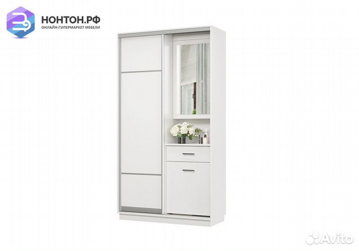 Прихожая-купе Фет мини белая