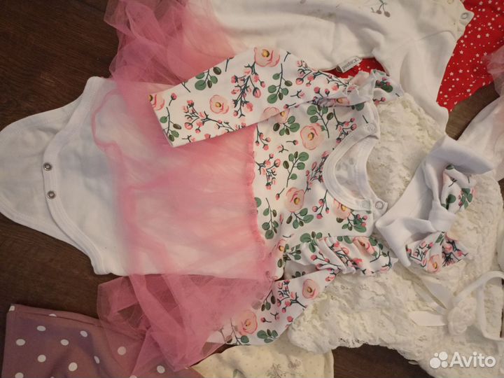 Большой пакет вещей для девочки