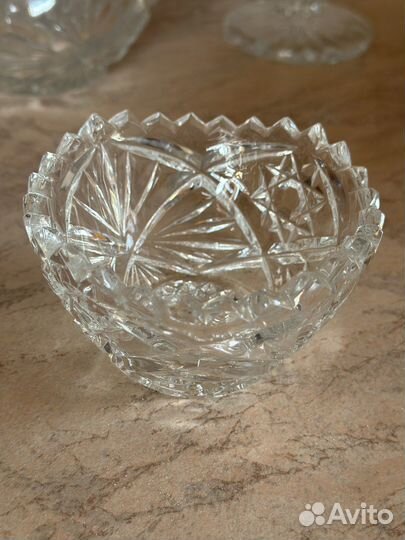 Хрустальная вазочка креманка
