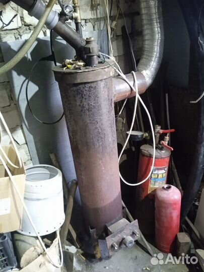 Котел печка на отработке