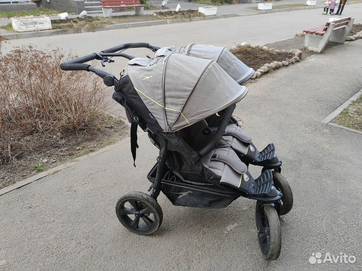 Коляска для двойни 2 в 1 TFK Twin Trail