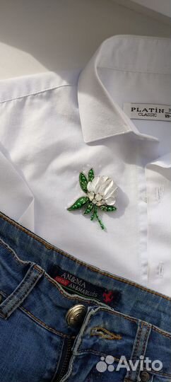 Брошь ручной работы