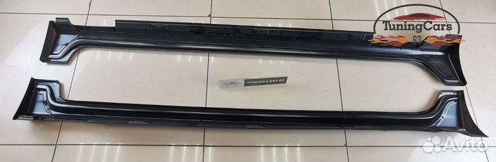 Накладки на пороги Mazda 3 MPS BK 2003-2009