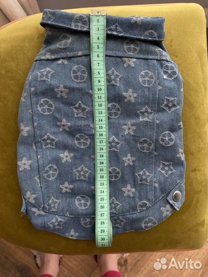 Джинсовая куртка для маленьких собак