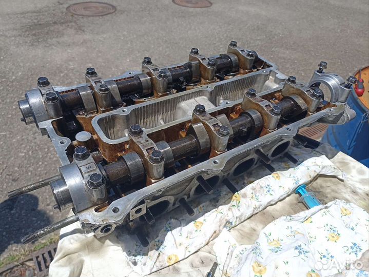 Головка блока цилиндров (Гбц) на Kia sportage 1