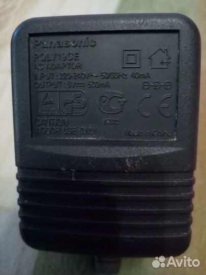 Блок питания 6 вольт Panasonic
