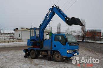 Услуги ямобура, автовышки, автоэкскаватора