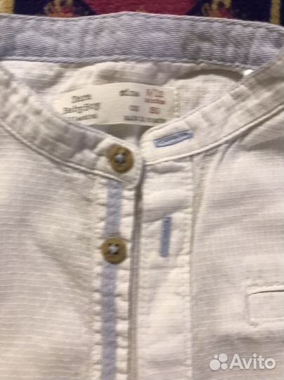 Рубашка для мальчика 74 80