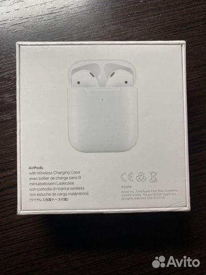 Наушники airpods 2