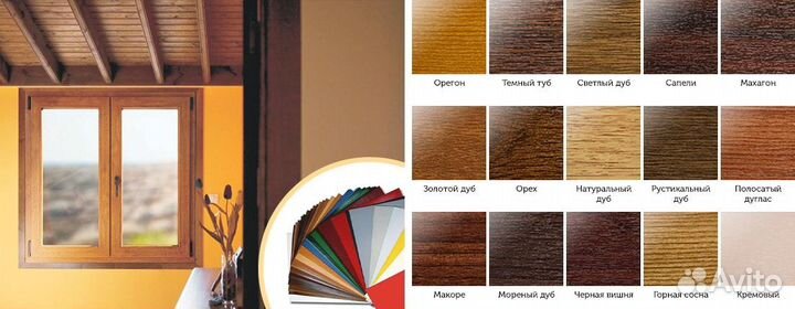 Ламинированные пластиковые окна и двери