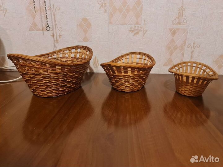 Посуда плетеная новая