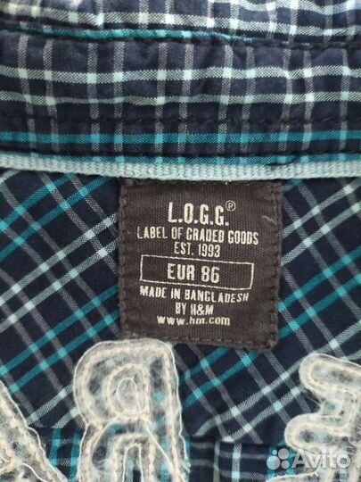 Рубашка на мальчика 86 hm