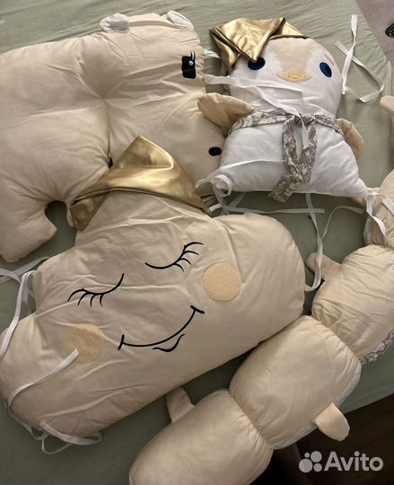 Бортики в детскую кроватку