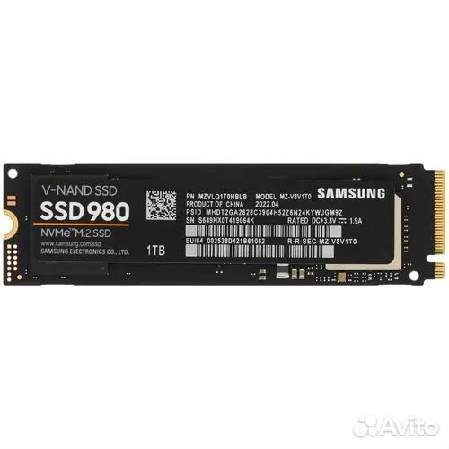 SSD M.2 Samsung 980 1000 гб MZ-V8V1T0BW
