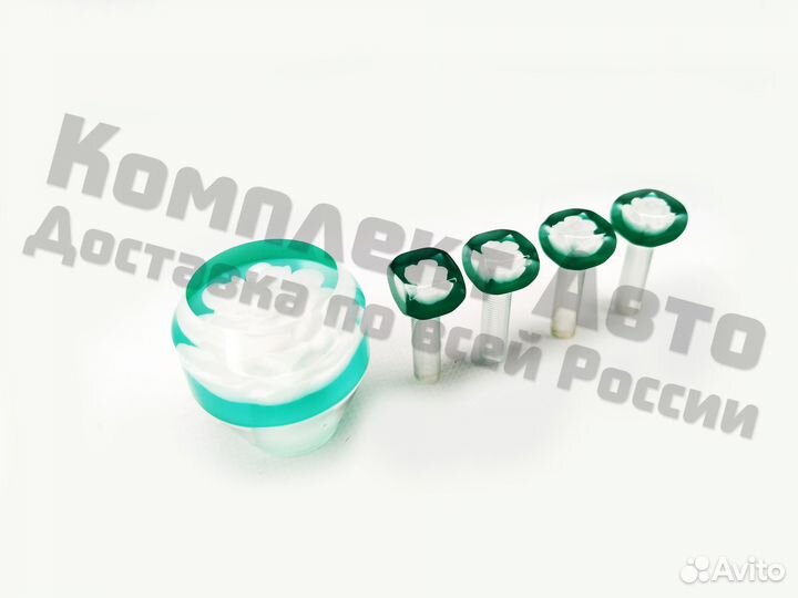 Ручка кпп розочка + кнопки дверей Ваз Белая