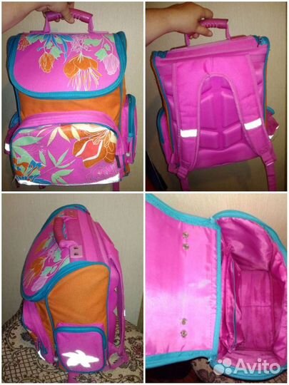 Рюкзак или ранец школьный для девочки 1-4 класс