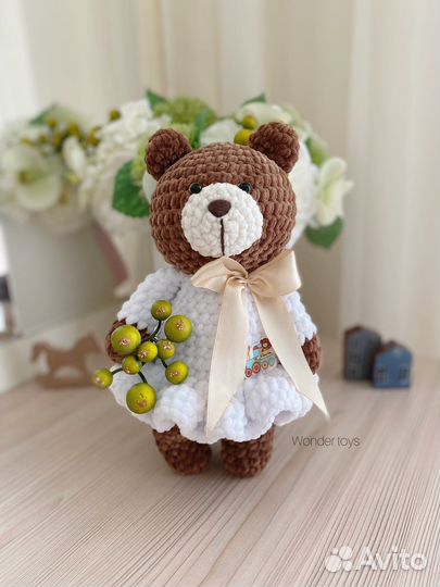 Плюшевые мишки ручной работы