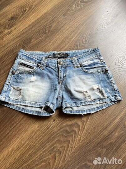 Джинсовые шорты philipp plein