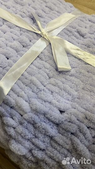 Плед детский из alize puffy