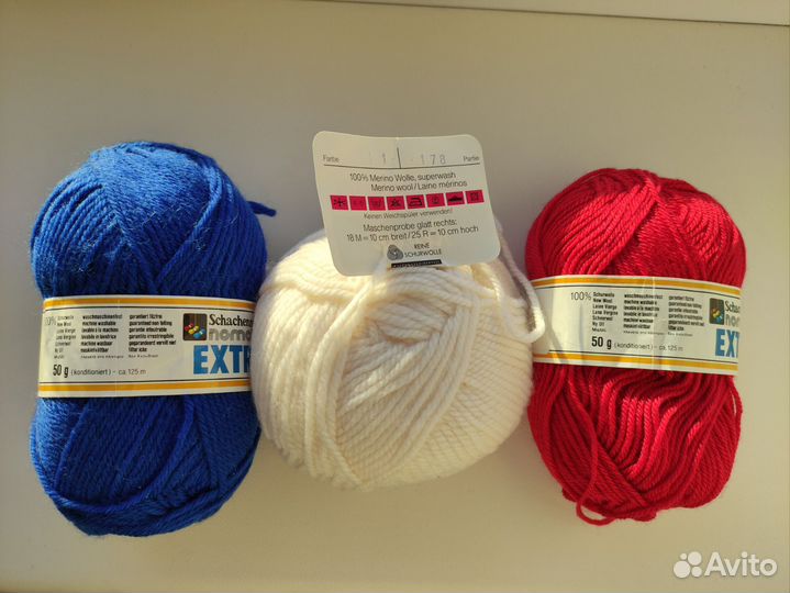 Нитки для вязания шерсть (Германия)