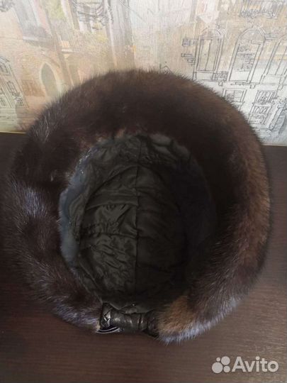 Норковая шапка мужская(обманка)