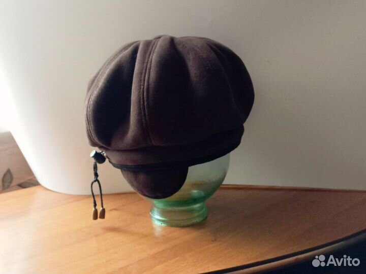 Берет замшевый зимний восьмиклинка 56-58
