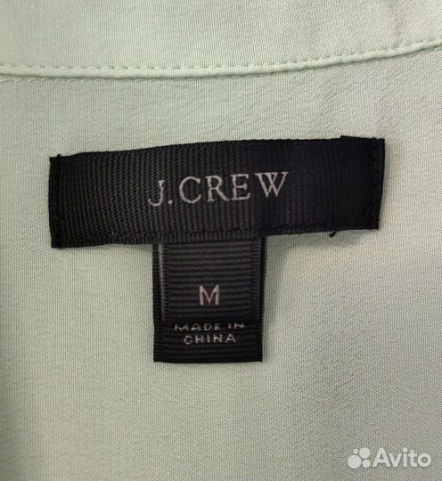 Блузка рубашка шёлковая женская J Crew M