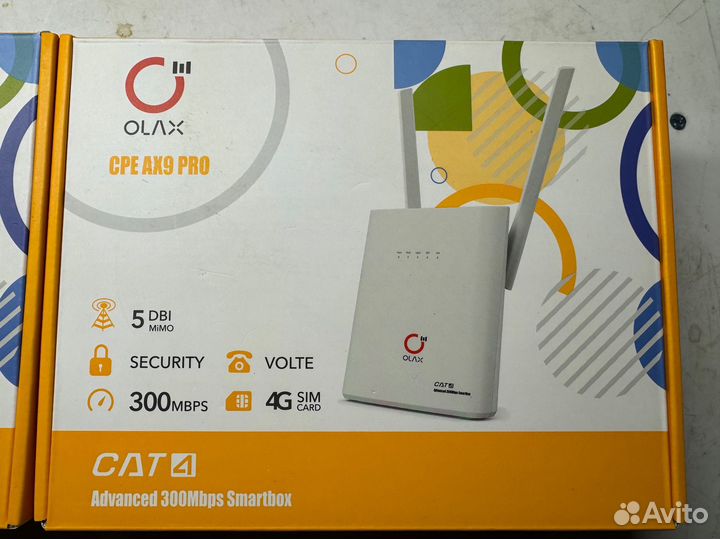 Роутер olax стационарный 4G LTE / 3G AX9 PRO