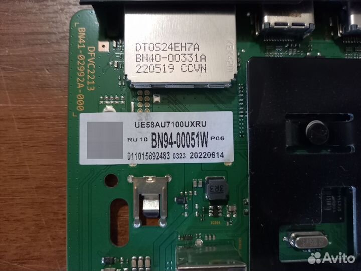 Разбор Samsung uе65аu7500U