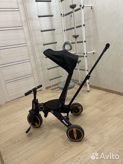 Велосипед трехколесный детский pituso с ручкой