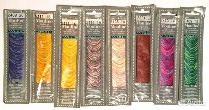 Нитки мулине DMC, Anchor, Madeira