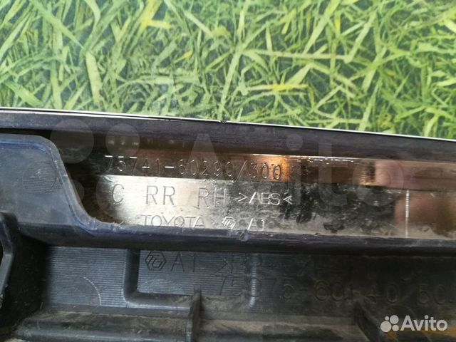 Накладка двери задней правой Toyota LC 200 c 2015
