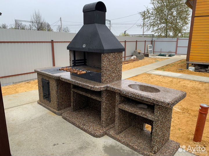 Печи барбекю,печь под казан,тандыр