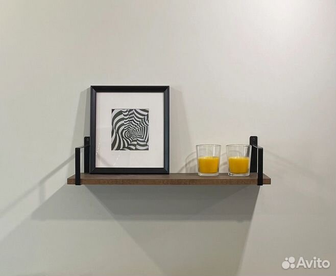 Полка настенная в стиле лофт