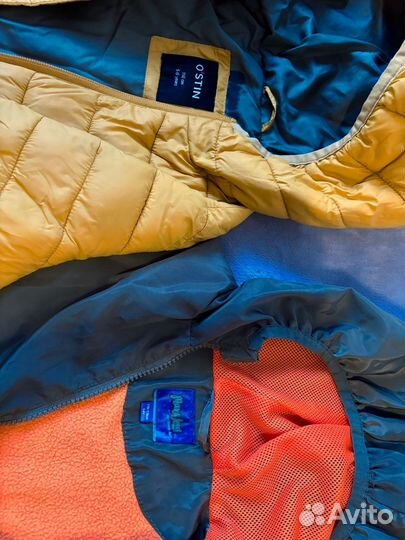 Демисезонная куртка для мальчика 110-116