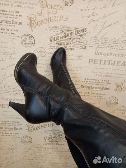 Сапоги осень - весна нат. кожа