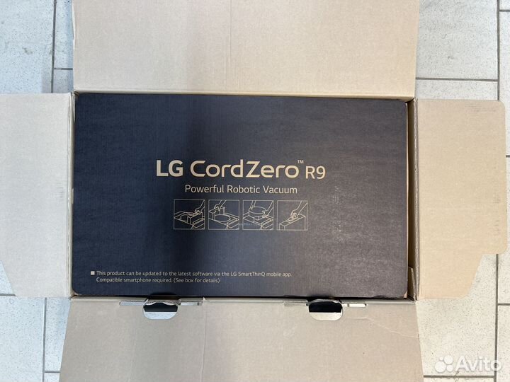 Умный Робот пылесос LG Cord Zero R9