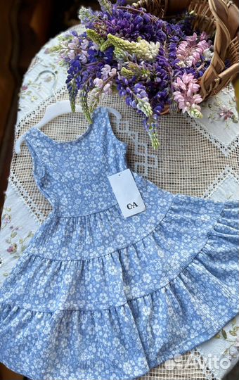 Платье-сарафан для девочки 92,98,110,116