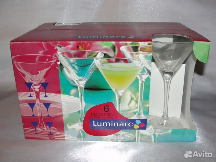 Фужеры коктейльные в упаковке