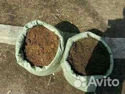 Перегной и земля(чернозем)