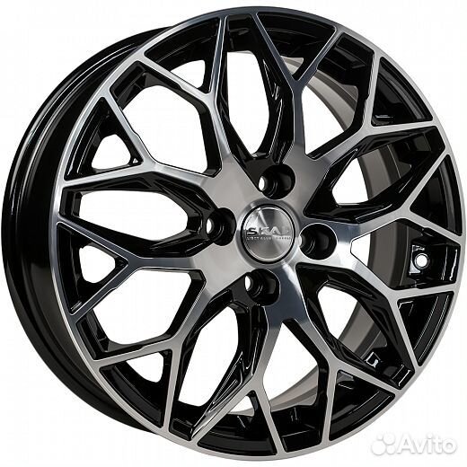 Скад Фабиан : 6x16 4*100 Et:37 Dia:60.1 алмаз