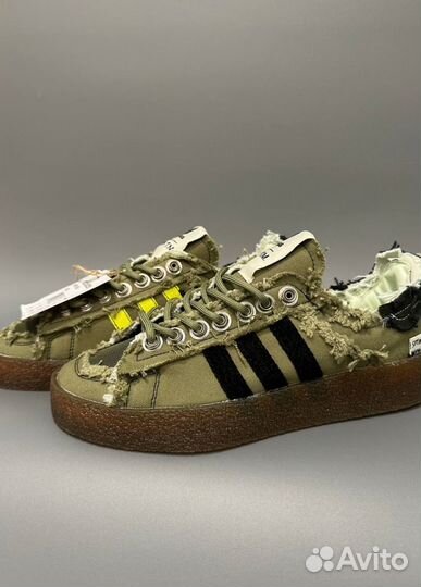 Кроссовки Adidas X Sftm Campus 80S, цвет Olive Люк