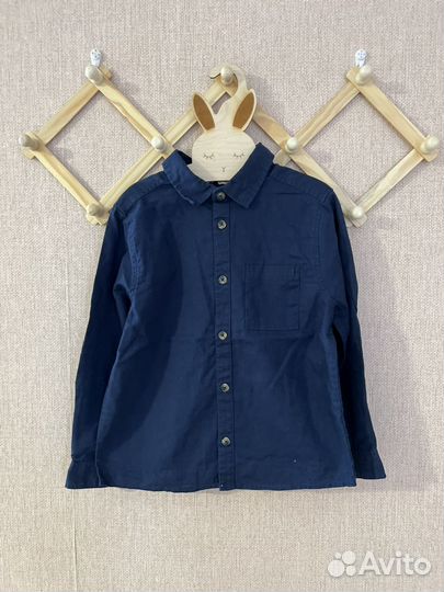 Рубашка для мальчика h&m 5-6 лет