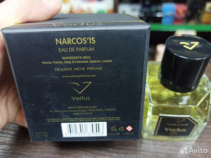 Парфюм Vertus Narcosis Вертус Наркозис 100 мл