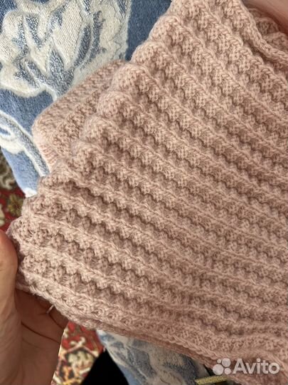 Комплект шапка и снуд зимний женский