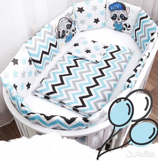 Бортики в кроватку